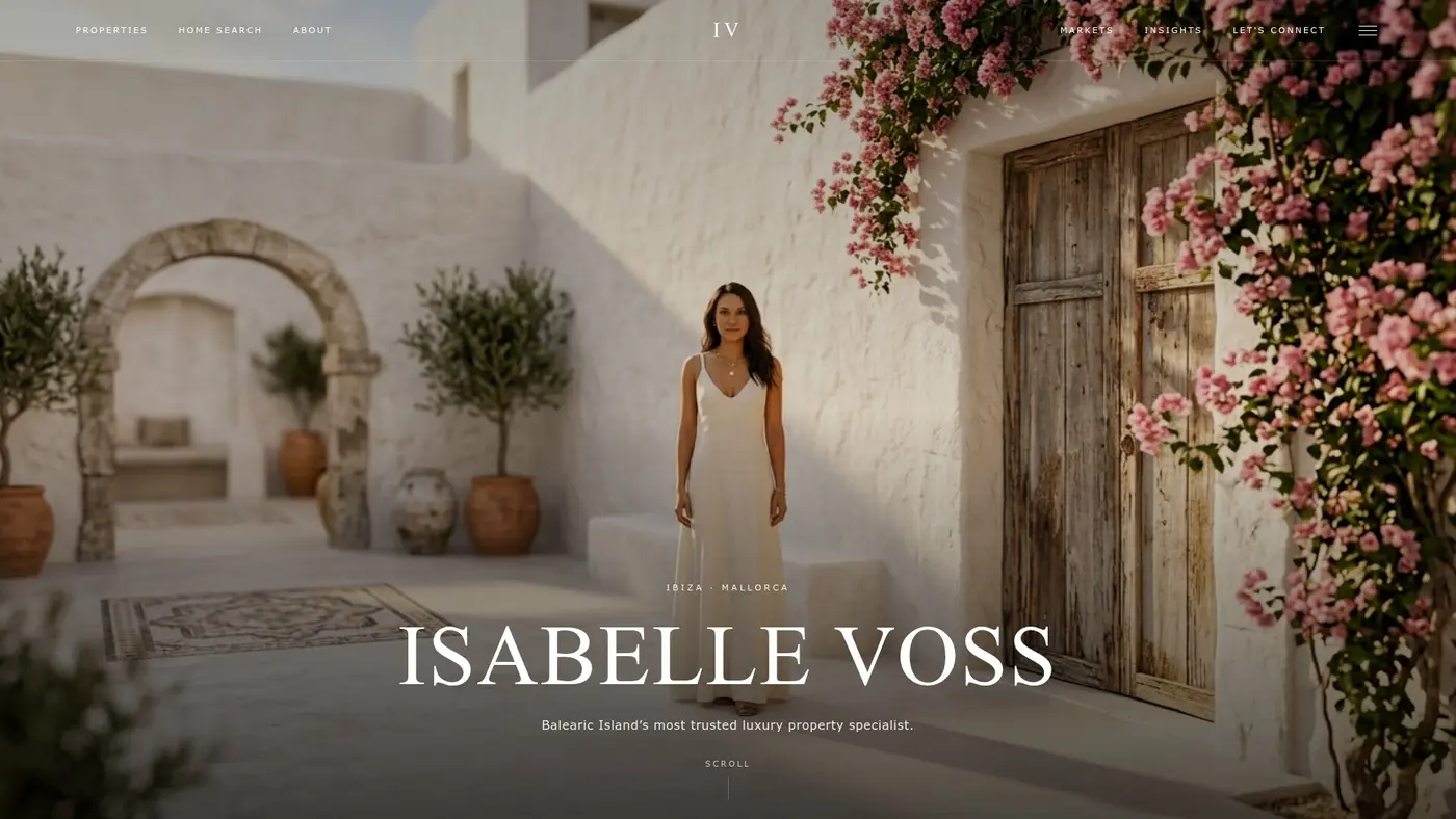 Isabelle Voss — personal brand website